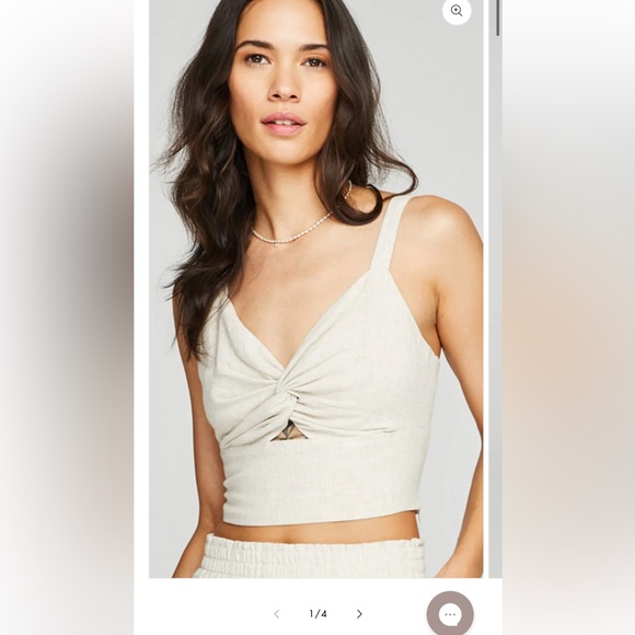 Gentle fawn linen top - Picture 1 of 4